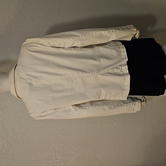 VTG GEORGE ME White Two Button Blazer Jacket Size 16 - Picture 6 of 10
